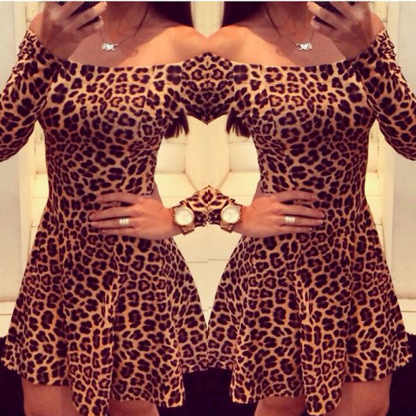 Vestido Leopardo